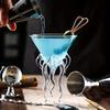 Octopus Cocktail Glass Jellyfish Martini Cup  Creative Beverage Bar Tool Bar Party Whiskey Glass Christmas Gift Wine Glasses