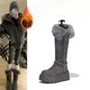 Cotton Boots with Fleece, Snow Boots for Women, Versatile and Stylish High-heeled Shoes, Long Boots