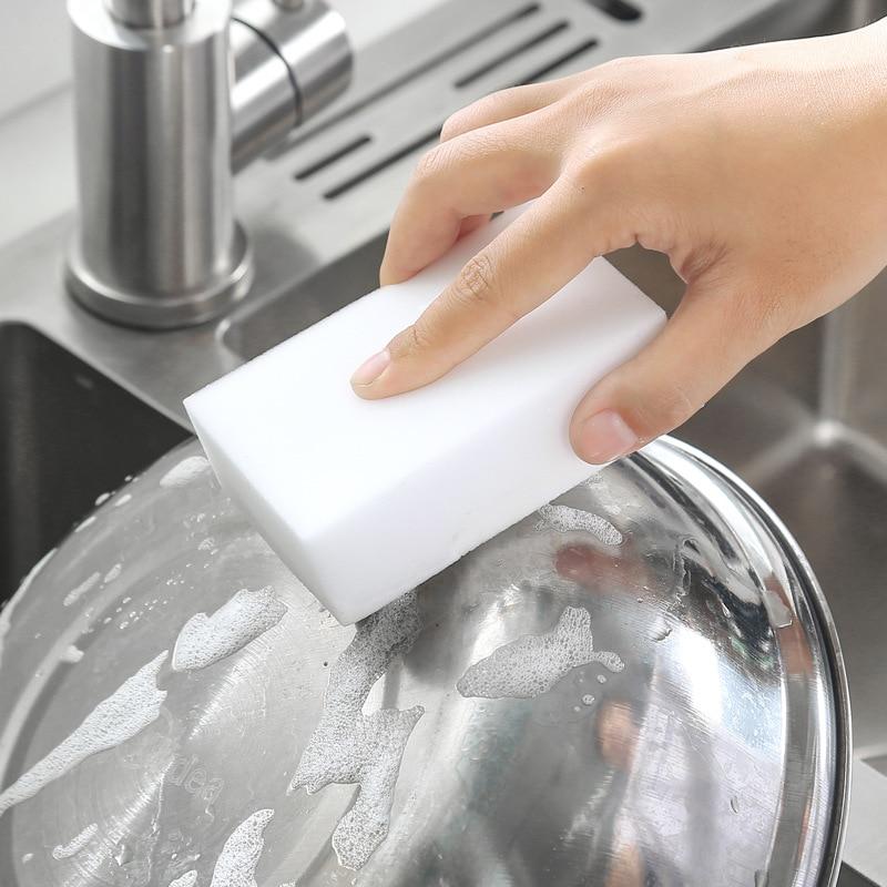100x70x30mm Magic Sponge Eraser Bílá melaminová houba Čisticí houba pro kuchyňskou kancelář Čistič koupelen Čisticí nástroje