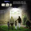 122/333 LED Solar Lights Outdoor Motion Sensor Human Induction Adjustable Head IP65 Waterproof Solar Power Wall Lamp NEW