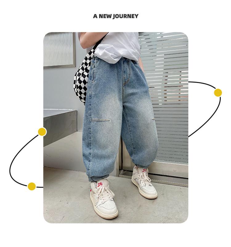 Jungen 2025 Frühling & Herbst Jeans - Gerades Bein, Trendy & Stilvoll für Kinder