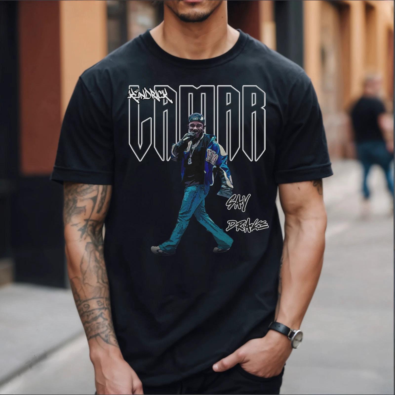 Kendrick Lamar Rap Artist ‘Not Like Us’ Say Drake T-Shirt 3XL