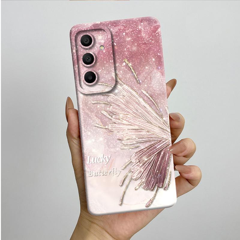 Sweet Soft Phone Case for Samsung Galaxy A15 A155 A156 4G 5G Fashion Cool Painted Cases Protection Back Cover Accessories Casing