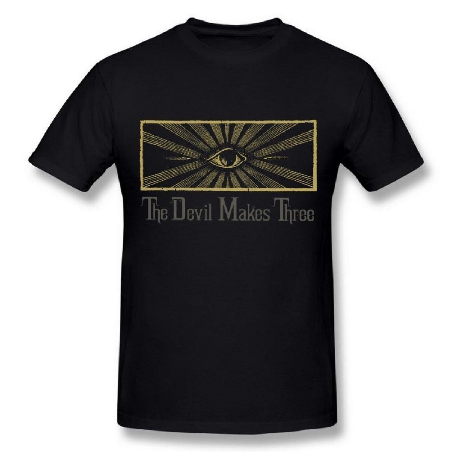 AICH Men s The Devil Makes Three Black T Shirt XXXXXL разноцветный