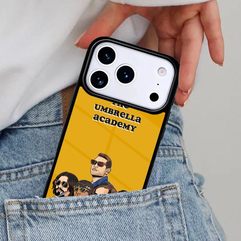

Umbrella Academy Logo Phone Case for iPhone 17ProMax 12 13 14 15 16e 17 Pro Max Plus Air Cover iPhone17
