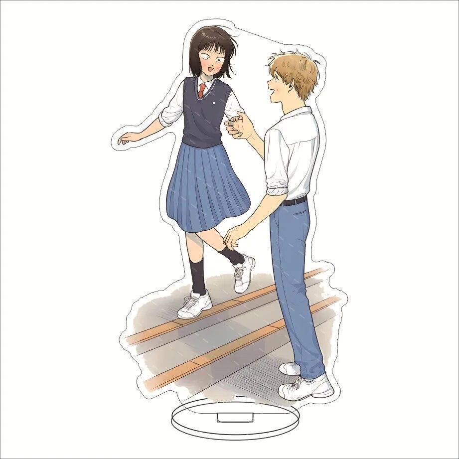 Manga Anime Skip und Loafer Cosplay Stand Modell Platte Schlüsselanhänger Niedlich Shima Sousuke Iwamura Mitsumi Acryl Schreibtisch Display