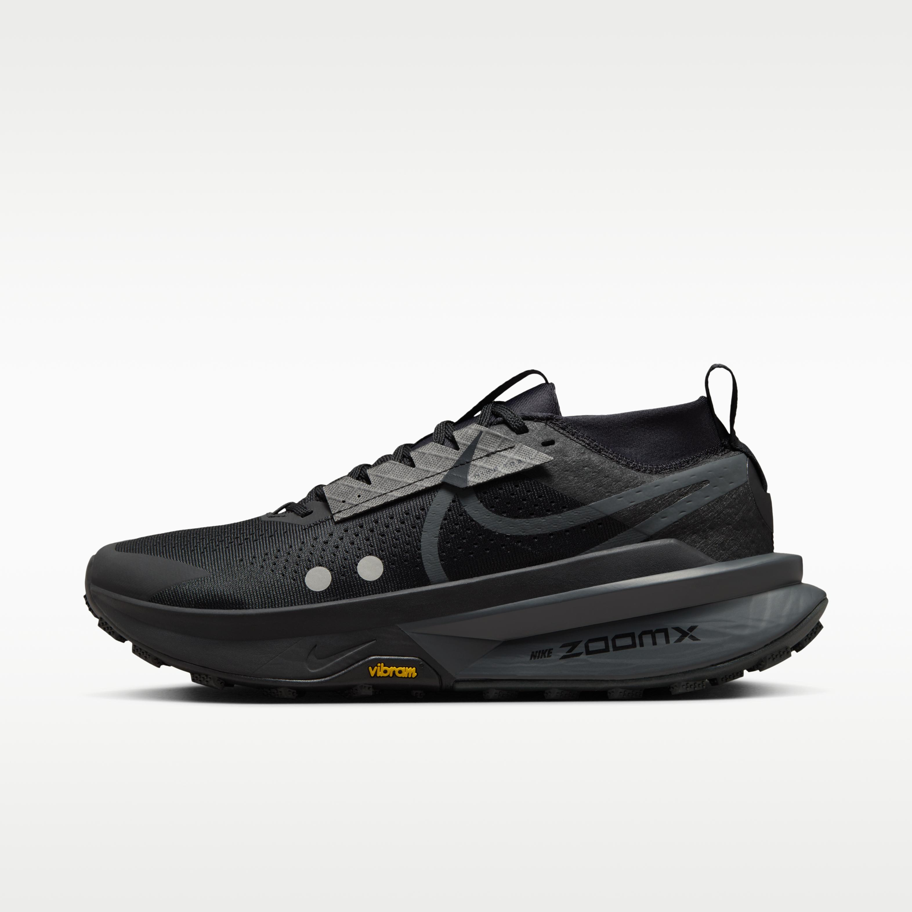 

Nike ZoomX Zegama 2 Черный Бархатно-коричневый Металлический платиновый Антрацитовый 37.5