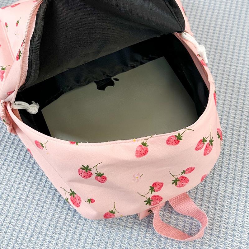 New large-capacity schoolbag cartoon cute primary and secondary school girls backpack casual large-capacity wear-resistant backpack