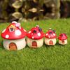 Moss Micro Landscape: Succulent & Mushroom House Ornament for DIY Miniature Gardens
