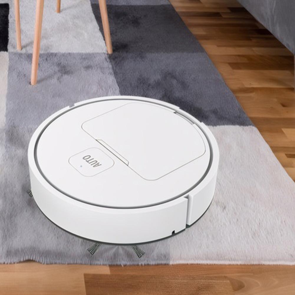 3 IN 1 Robot Vacuum Cleaner USB Rechargeable Avoiding Objects Robot Vacuum 1000Pa Suction for Home Floor Washing Carpet Pet Hair