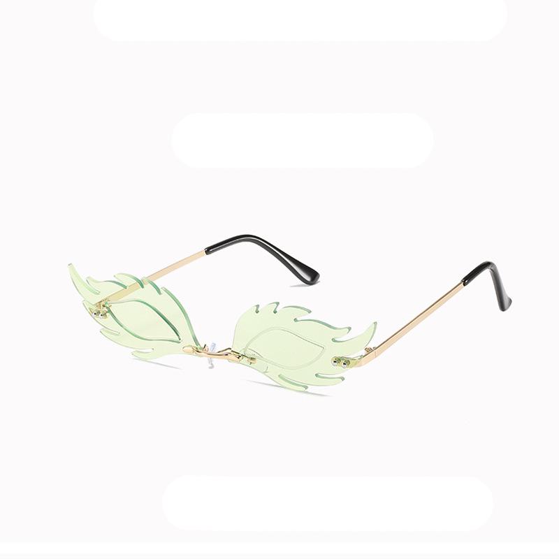 

Трендовые безободковые солнцезащитные очки 2025 года, унисекс, уличный стиль