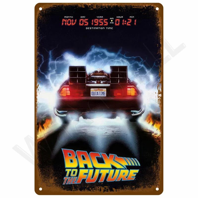 Retro Metal Sign Wall Art Mural Aesthetic Room Home Decor Items Poster Vintage Metal Plate Garage Decoration Tin Sign Plates Bar