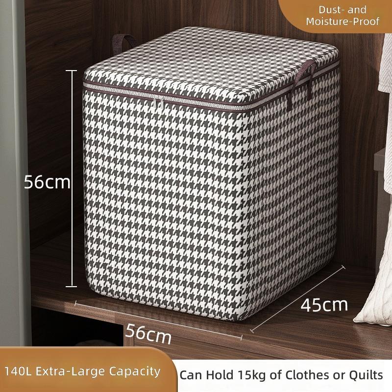 Large Capacity Vacuum Storage Bags For Quilts Clothes Seasonal Moving Organizer Thick Non Woven Compression Storage Bag