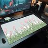Anime Tulpenfeld Mauspads 500X1000 mm Großes Gaming-Mauspad Gamer XL Gummi Otaku Tastaturunterlage Laptop Schreibtischmatte