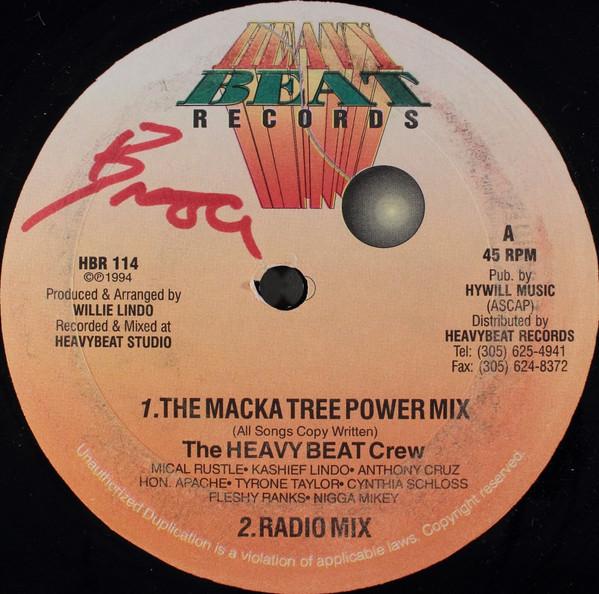 

12inch Record HEAVY BEAT CREW The Macka Tree Party Mix HBR114 Heavy Beat Reco 1994 US Reggae Ska Dub Used