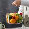 Versatile Transparent Desktop Storage Bucket: Multi-use Basket for Fruits, Ice, Pets, & More - Portable & Creative Organizer