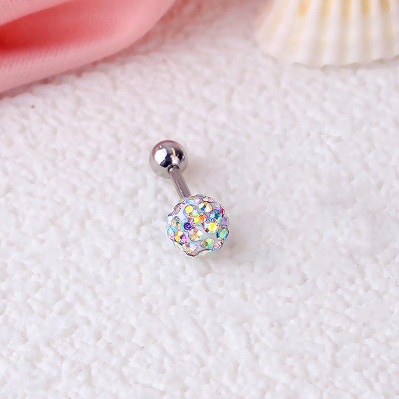 

Женские серьги-пусеты в стиле панк из нержавеющей стали, пирсинг для ушей из титановой стали