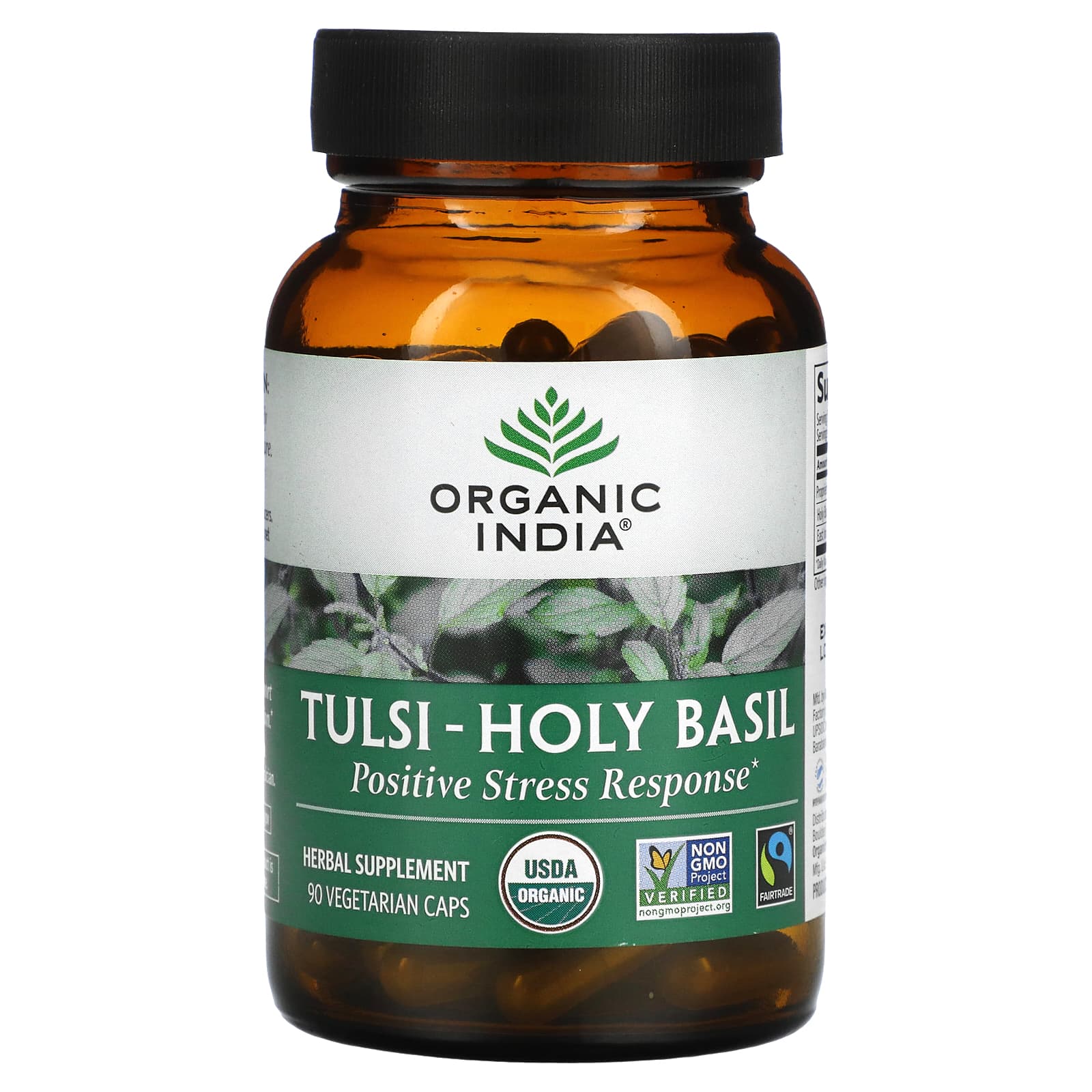 

Organic India, Tulsi Holy Basil, Positive Stress Relief, 90 Veggie Capsules