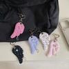 Y2K Harajuku Musical Notes Star Pendant Keychain Cute Bag Hanging Decoration For Women Girls Sweet Keyring Jewelry Gift