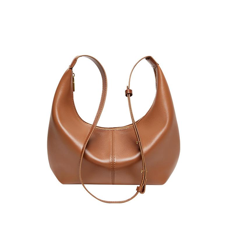 Mrs. Qiao 2025 Autumn Winter New Tote Bag Fashion Underarm Bag Retro Large Capacity Shoulder Bag Commuter Crossbody Bag