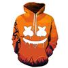 Funny Mens Halloween Smiling Face Hoodie 3d Print  Men Hooded Sweatshirt Men's Clothing Men Oversized  Sweatshirts Hoodie