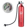 QIUDANOW Yüksek Basınçlı 1.3L Lastik Hava Pompası (Manometreli) Schrader/Presta Valflere Uyar Bisiklet Vakum Tubeless Lastik MTB/Yol Bisikleti İçin