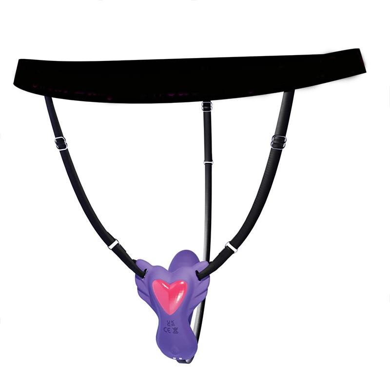 Mini Wearable Vibrator with 9 Vibration Modes Adult Portable Vibrating Thong Clitoral Stimulator Low Profile Mini Vibrator Female Sex Toys