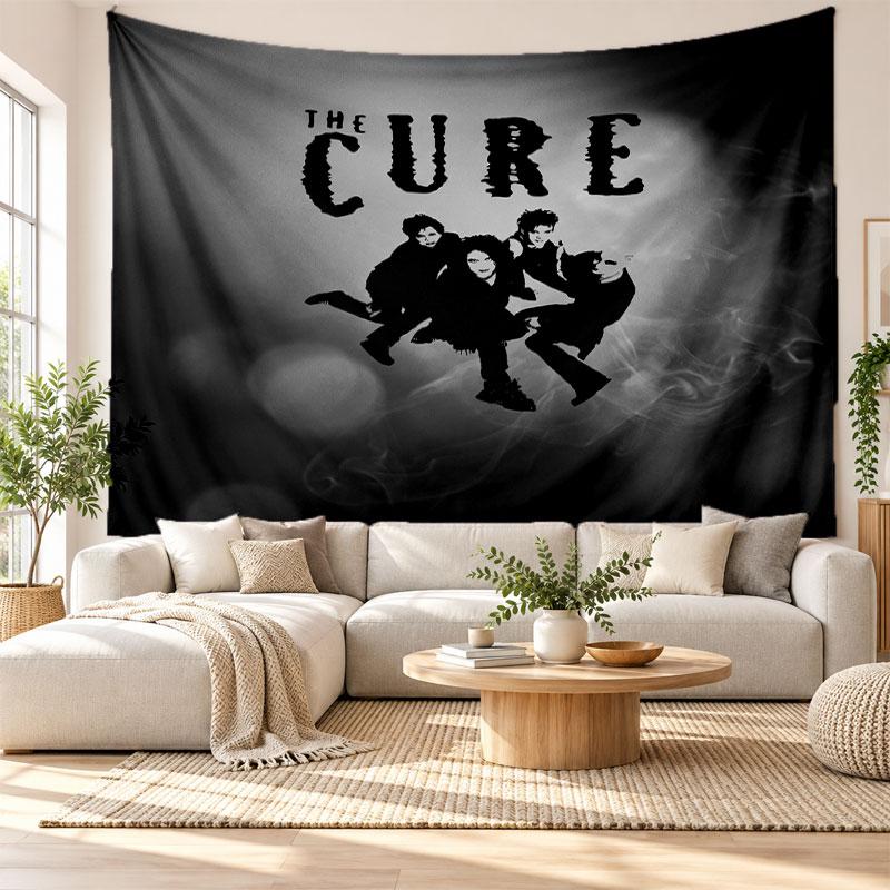 The Cure Wall Tapestry, Soft Fabric Wall Hanging, Decorative Backdrop For Bedroom Home Wall Art