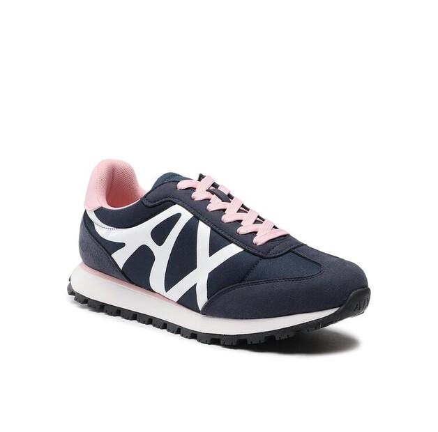 

Кроссовки Armani Exchange Sneakersy XDX138 XV732 S936 Granatowy