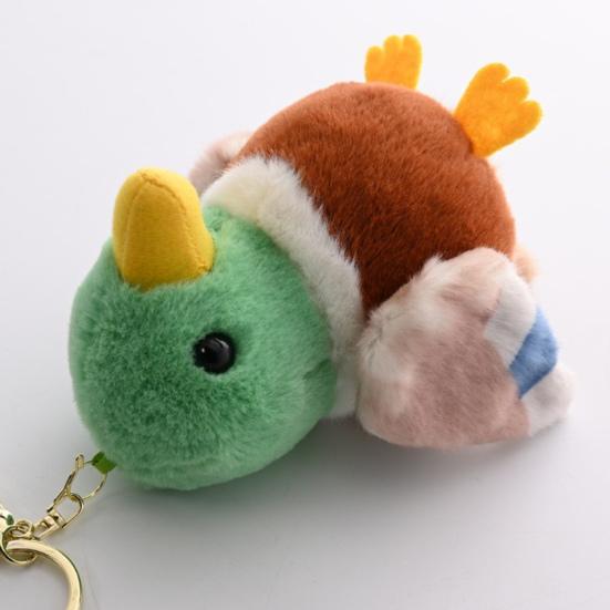 Bird Plush Keychain Fluffy Bird Doll Pendant Key Rings Bag Charm Soft