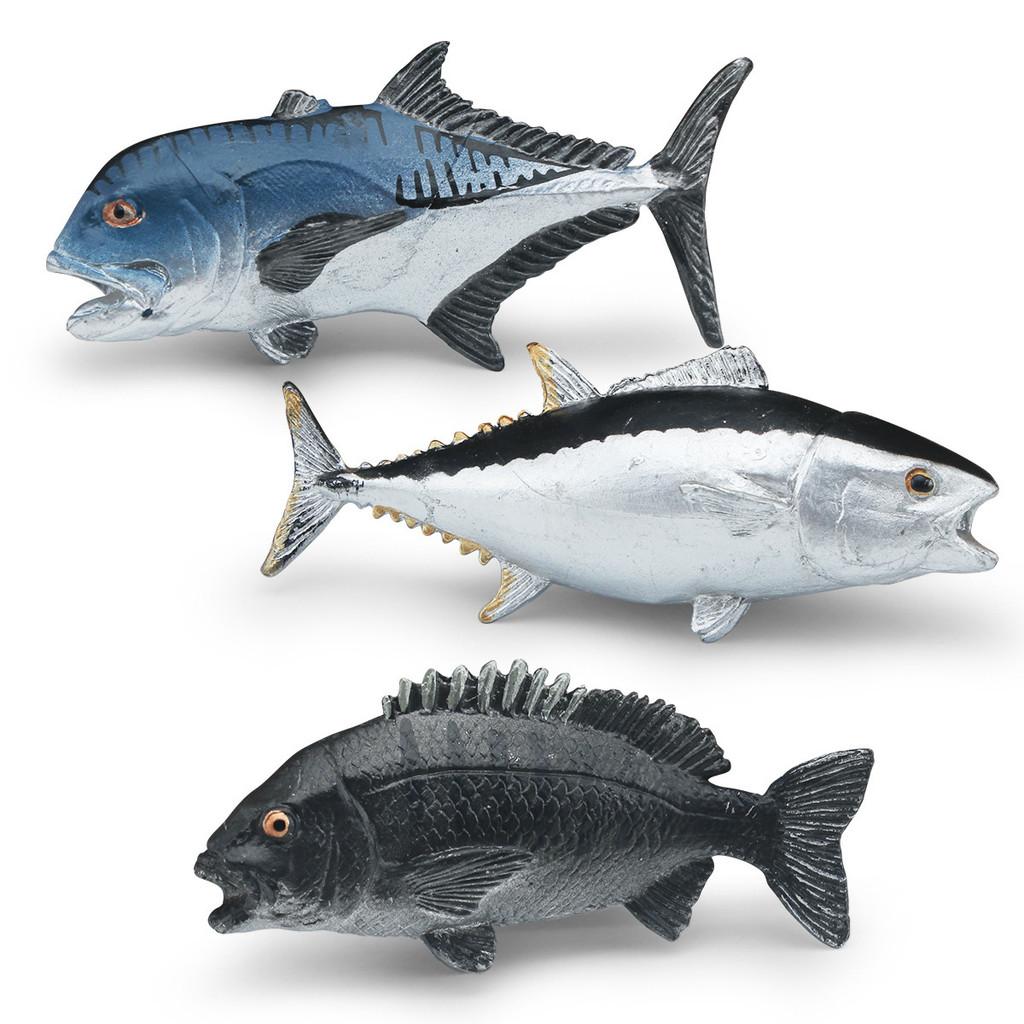 Marine Tuna Animal Salmon Resin Model Toy For Kids Display Gifts Decoration