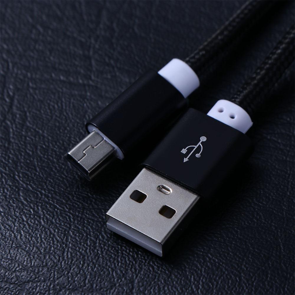 Double Head Digital Camera Charger Mini USB Cord Fast Data Charger Cable Mini USB to USB Charger Cable Camera Charging Cable