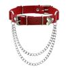DIEZI Men Harajuku Red PU Leather Necklace Choker Women Ladies Punk Gothic Vintage Statement Collar Pendant Necklace New Jewelry
