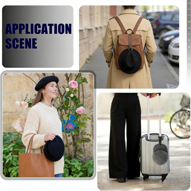 Hat Clip for Travel on Bag Vacation Beach Cruise Essential Accessory for Travel Handbag Backpack Luggage