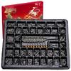 Metal Nine Linked Rings: Eight-Piece Set of Educational Unlocking Toys for Children's Cognitive Development