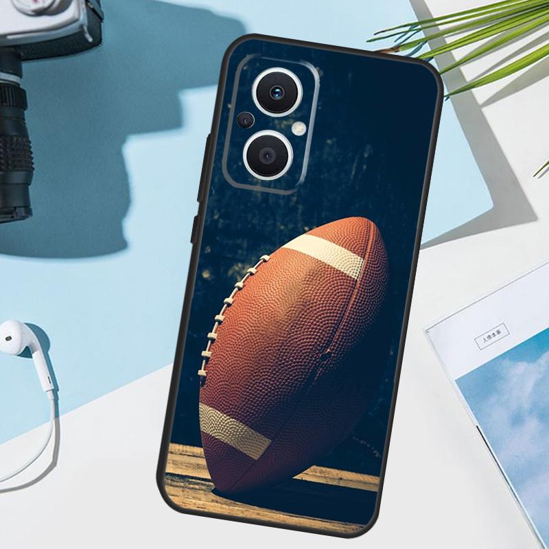 American football player sport Cover For OPPO Reno 13 F 10 11 12 14 Pro 11F 12F 14F 7 8 Lite OPPO Find X9 X8 X5 X6 Pro Case