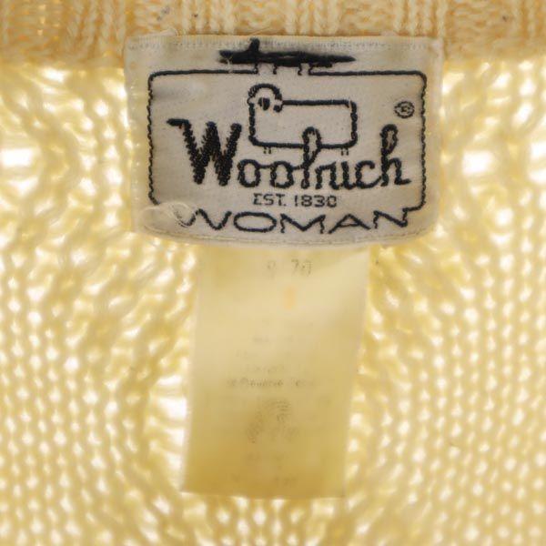 WOOLRICH 70s White Tag Vintage Long sleeve knit Generation sweater Women Used