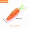 Cat Toy Carrot Sound Pet Products Bite Resistant Paper Rope Scratcher Clean Teeth Interactive Play Cat Carrot Chew Toy for Cat