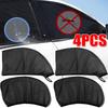Car Sunshade Anti-mosquito Car Window Mesh Screen Window Sunscreen Privacy Car Sunshade Block Mesh Screen 2/4PCS