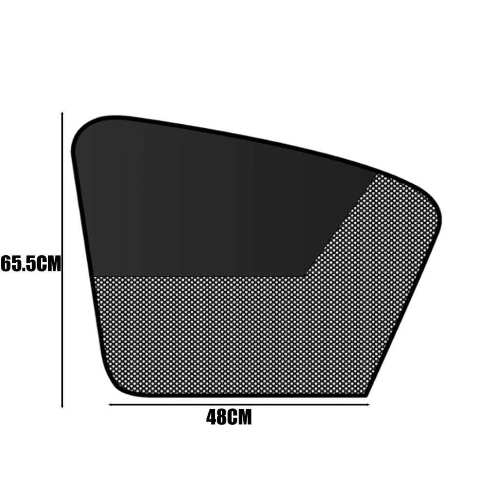 1-2PCS Duplex Magnetic Car Curtains for Sunshade and Privacy Protection Block UV Rays Exterior Accessories Side Window Sunshades