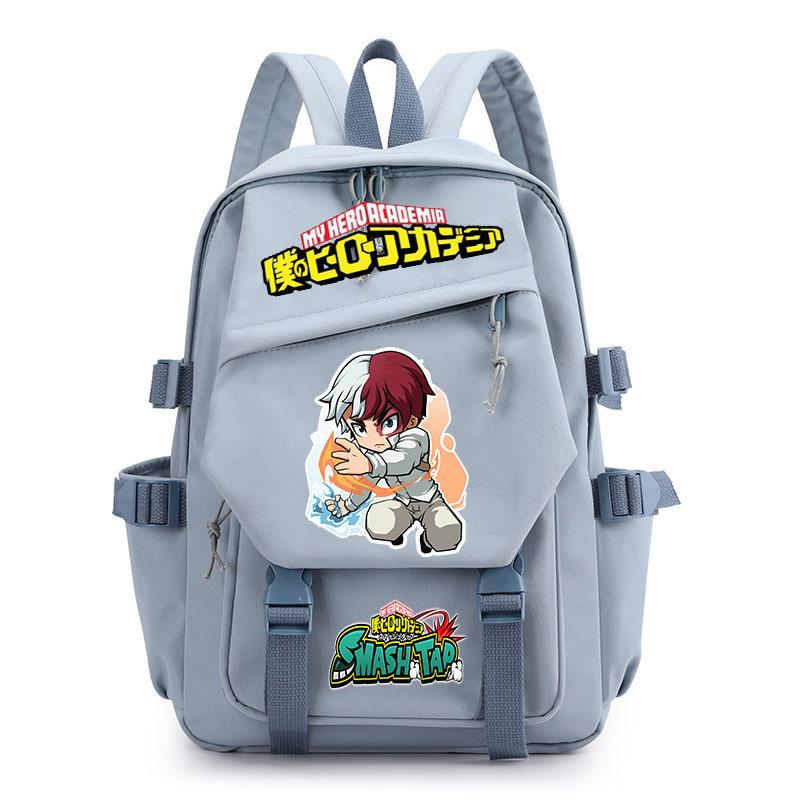 My Hero Academy School Bag Children's Backpack Elementary School Bag Male Female Junior High School Student College Student Campus Backpack