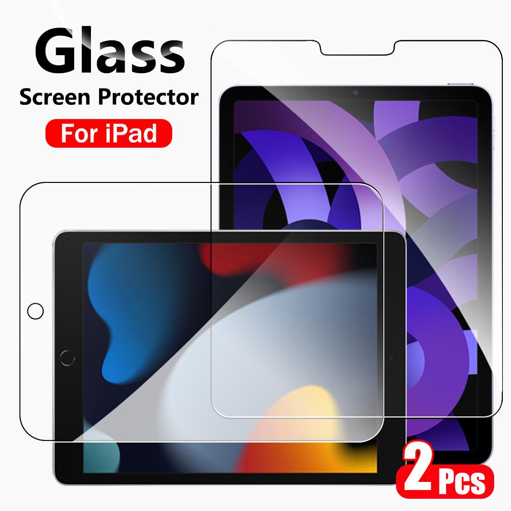 2Pcs Screen Protector Tempered Glass For iPad Air 6 5 4 Pro 13 M4 11 12.9 Ipad 9th Generation 10th 8 7 6 5 Mini 6 10.5 9.7 Film