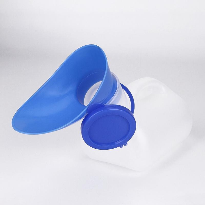 1000ML Unisex Portable Urine Urinal Toilet Aid Bottle For Traveling Camping Outdoor+Feminine Adapter