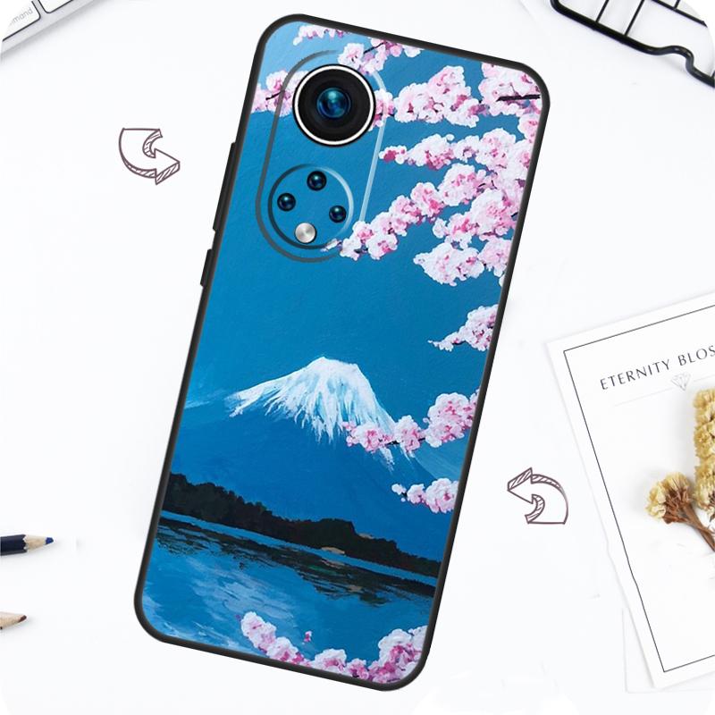 Cherry Blossom Floral Case For Honor Magic 7 Lite 5 6 Pro Honor 200 50 70 90 Lite X8b X9a X8a X8 X9 X9c X9b Cover