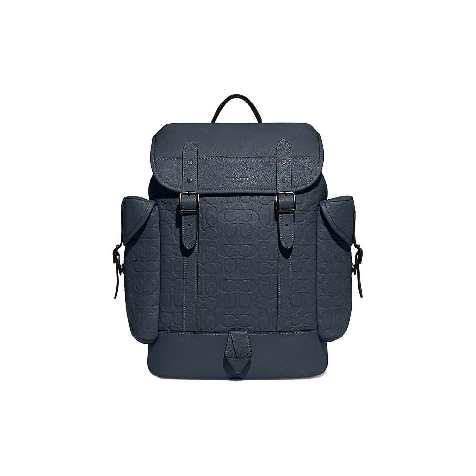 New COACH Hitch Cow Leather Backpack Tubas Women's Denim CH767-DEN