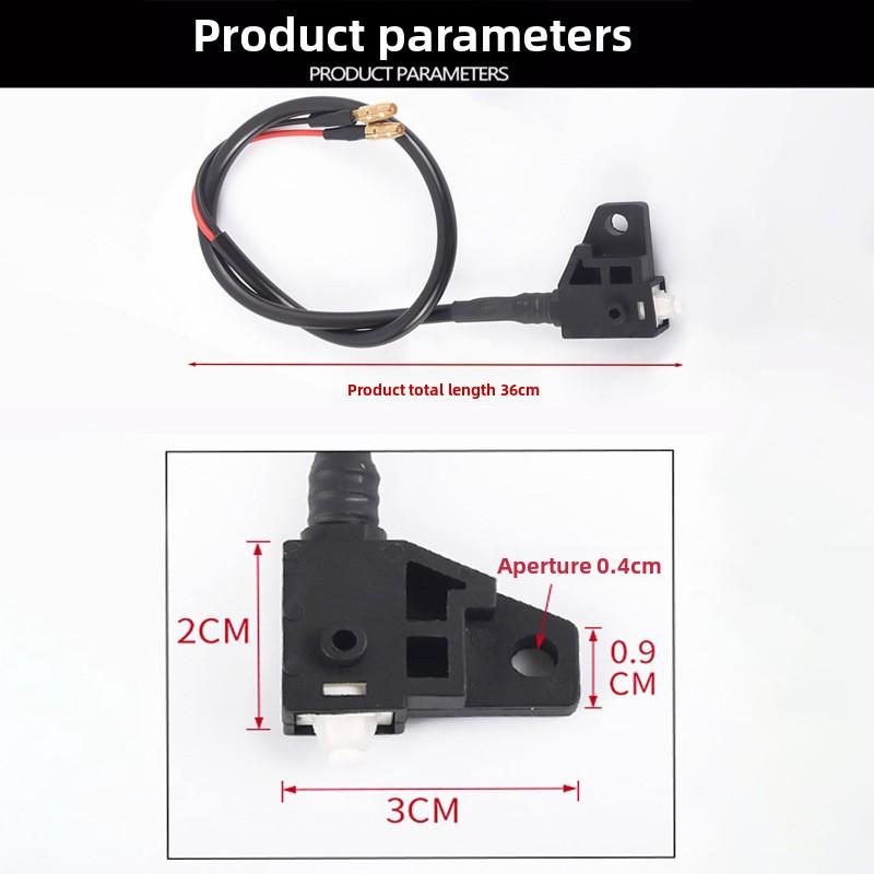 Recessed Mount Waterproof Power Cut-Off Switch for Motorcycle - Moto-Sized Battery Disconnect Switch Resistant to Water