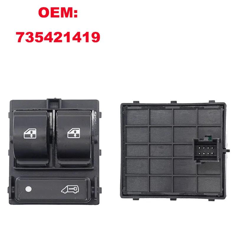 735421419 Car electric Power Lifter Window Triple Switch Button For FIAT Ducato Citroen Jumper Peugeot Boxer II 735487419 735421419 Black