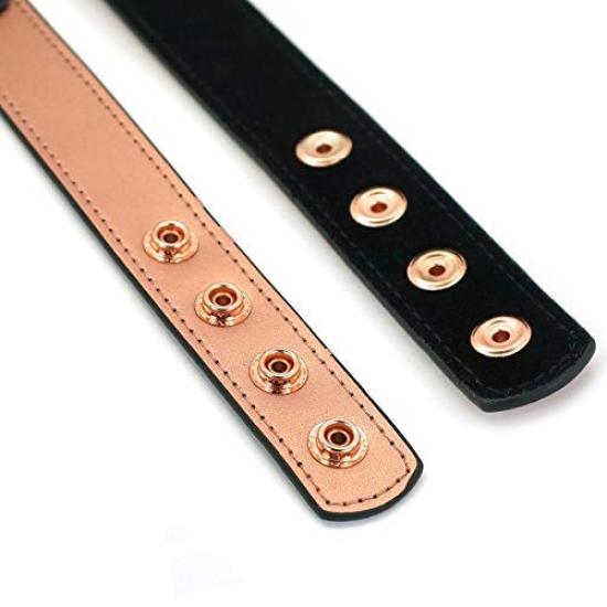 Liebe Seele Collar for People Nipple Clip Set SM Goods Cosplay Rose Gold Choker