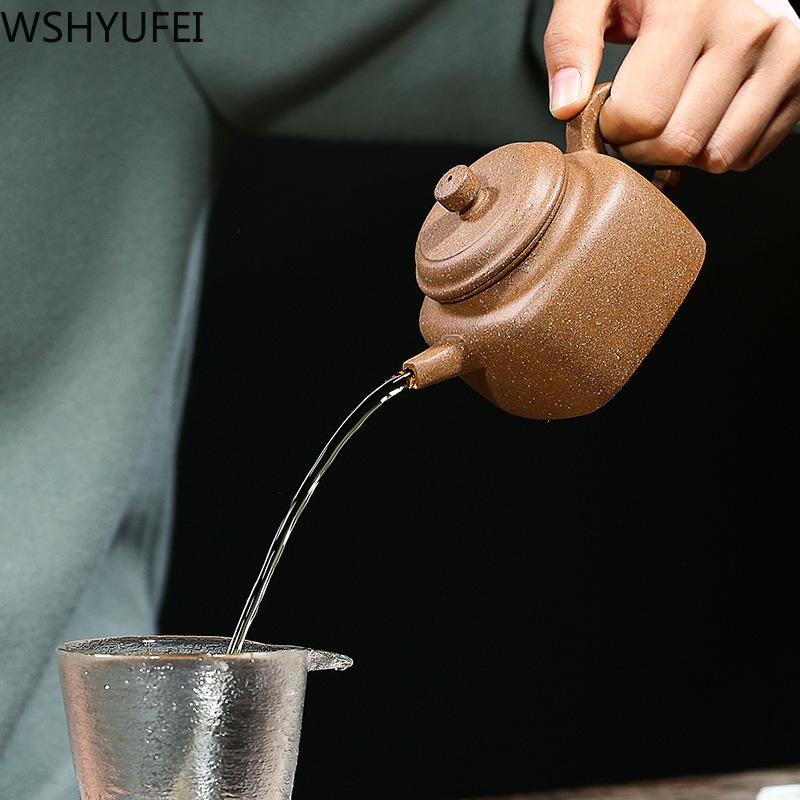 Čínská konvice na čaj Yixing fialový jílový filtr Čajová konvice Ore kosmetická konvice Master ručně vyráběné čajové nádobí Dárky na míru Autentické 190 ml