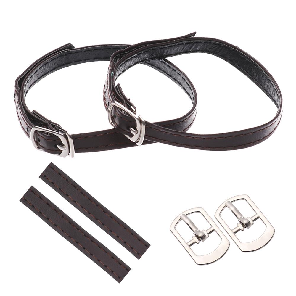 Schönheits-Requisiten PU-Leder Verstellbarer Knöchelriemen Band Anti-Rutsch-Riemen Bündel Schnürsenkel-Verschluss High Heels
